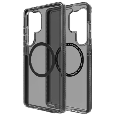 Abbildung von Samsung Galaxy S25 Ultra Hülle MagSafe Recycelter Kunststoff ZAGG Hard Case/Backcover Handyhülle Blau Shockproof/Stoßfest