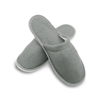Abbildung von ZOLLNER Pantoffel (10 tlg) Universalgröße, unisex, rutschhemmend, grau, 100% Polyester