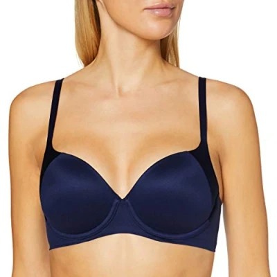 Abbildung von Triumph Damen Body Make up Soft Touch WP EX Geformter BH, NAVY BLUE, 70B