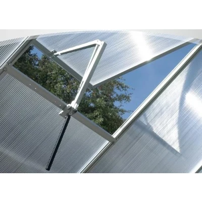 Abbildung von Vitavia Gewächshaus Fensteröffner Thermovent, 7 kg max. Hebekraft, für Gewächshäuser, stromlos, silberfarben
