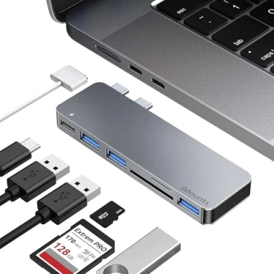 Abbildung von iMounts MacBook Hub (Space Gray)