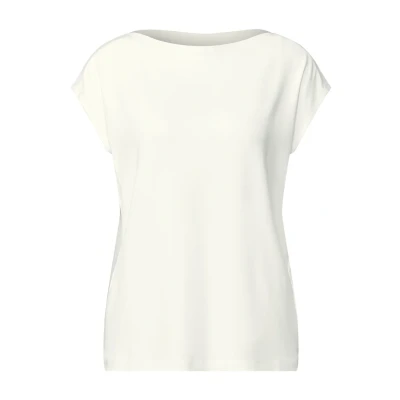 Abbildung von Street One Uboot Tshirt basic, Damen, Größe: 38, Weiß