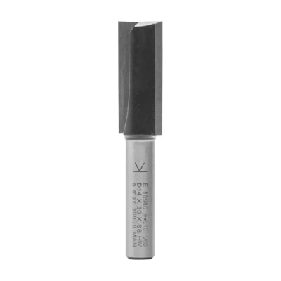 Abbildung von ENT 10980 Nutfräser HW, Schaft (S) 8 mm, Durchmesser (D) 14 NL 30 SL 32 GL 62 mit HW Grundschneide
