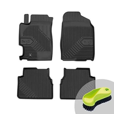 Abbildung von FROGUM No.77 Gummimatten Ganzjahresset von Auto Fußmatten Autofussmatten für Mazda 6 I 2002 2007 Langlebiges TPE Material
