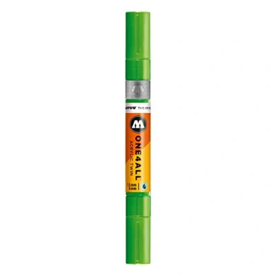 Abbildung von Molotow Permanentmarker One4All Acrylic Twin nachfüllbar 1,5 und 4mm n