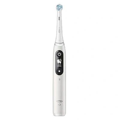 Abbildung von iO Series 6N Weiß + extra Gentle Care Aufsteckbürste