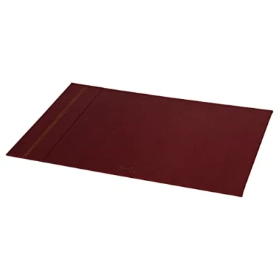 Abbildung von Rhodia 194479C Schreibunterlage Rhodiarama 60x40 cm, fest, Kunstleder, ideal für Home Office, 1 Stück, Weinrot