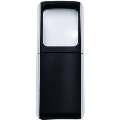 Abbildung von WEDO Lupe schwarz 3 fach, Ø 13,3 cm