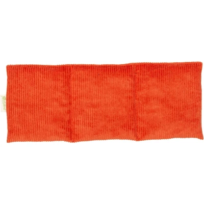 Abbildung von herbalind Kirschkernkissen 2094, Wärmekissen 50x20 cm, Cord Orange, auch als Kältekissen verwendbar