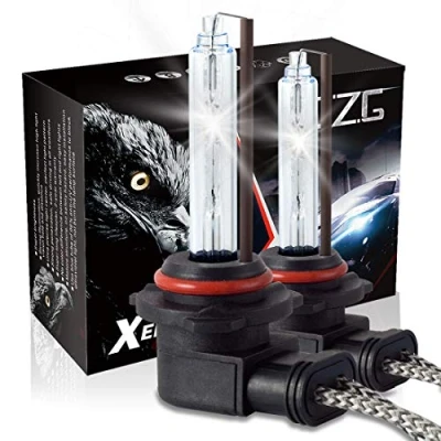 Abbildung von DZG HIR2 / HB3 HB4 (9012/9005/9006) HID Xenon Glühbirnen Scheinwerfer Ersatz Kit 35w Lampe 6000K Reines Weiß Auto, 2 Stücke