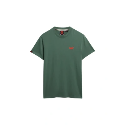 Abbildung von Superdry Vintage LOGO Embroidered Tshirt print, Herren, Größe: Large, Laurel khaki
