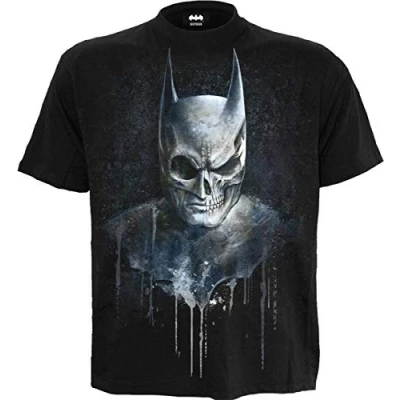 Abbildung von DC Comics Herren Mebatmbts240 T Shirt, Schwarz, M