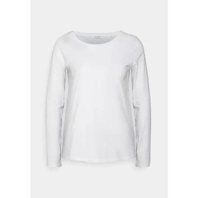 Abbildung von Marc O&#039;Polo LONG Sleeve Round NECK Langarmshirt, Damen, Größe: XXS, White