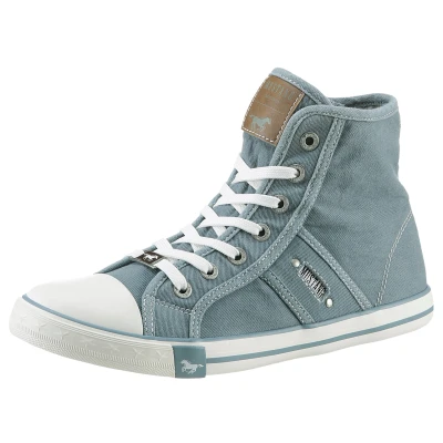 Abbildung von Mustang Sneaker high, Damen, Größe: 38, Bleu Schuhe