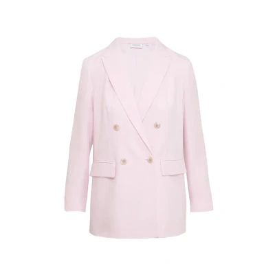 Abbildung von comma casual identity MIT Reverskragen Blazer, Damen, Größe: 34, Zartrosa