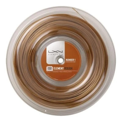 Abbildung von Wilson Luxilon Tennissaite, Element, 200 Meter Rolle, Bronze, 1,25 mm, Unisex, WRZ990106