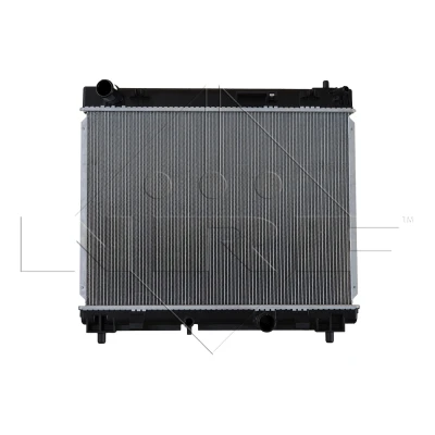 Abbildung von NRF 53667 Kühler, Motorkühlung Aluminium 479 350 16 Kühlrippen gelötet TOYOTA: Yaris II Schrägheck, III Schrägheck