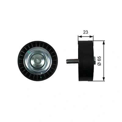 Abbildung von GATES T36622 Umlenkrolle FleetRunner Micro V Stretch Fit FIAT: 500 C Cabrio