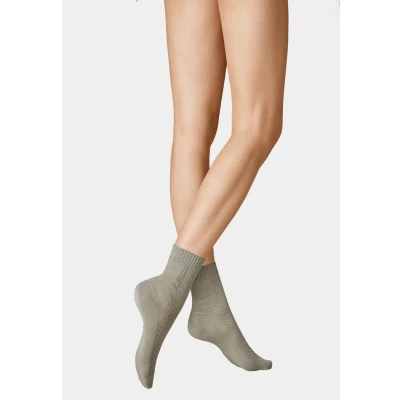 Abbildung von Kunert Mixed Structure Socken, Damen, Größe: 39 40, Light grey