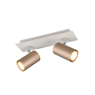 Abbildung von Trio Leuchten Spotbalken Marley 802400265, Metall Coffee/Warm Grey, exkl. 2x GU10