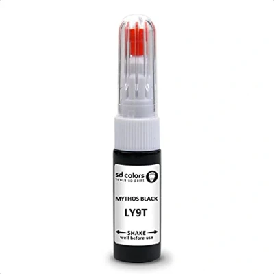 Abbildung von SD COLORS MYTHOS BLACK LY9T Ausbesserungslackstift Reparaturset, 20 ML, für Kratzer und Chips, Pinsel (Nur Lack)