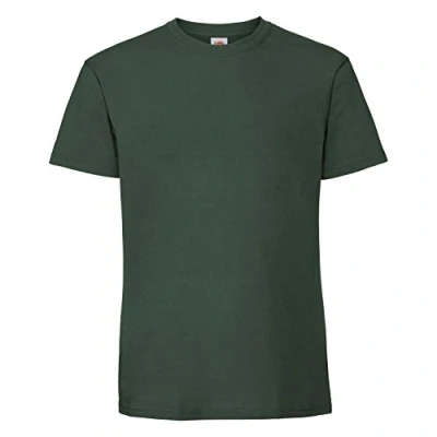 Abbildung von Fruit of the Loom Herren Premium T Shirt (L) (Flaschengrün)