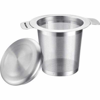 Abbildung von Westmark Dauerfilter/Teefilter/Dripper Edelstahl, Mit Deckel, Teatime, 18/8 7,5 x 9,5 cm, 15762260