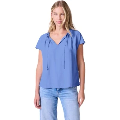 Abbildung von Street One Studio MIT Raffung Bluse, Damen, Größe: 44, Blau