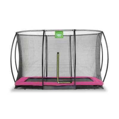 Abbildung von EXIT inground Trampolin 214x305cm Silhouette (rosa)