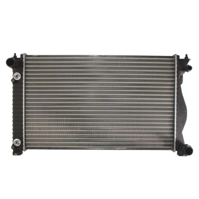 Abbildung von THERMOTEC D7A028TT Kühler, Motorkühlung Aluminium, Kunststoff für Fahrzeuge mit Klimaanlage 677 439 23 Automatikgetriebe Kühlrippen mechanisch gefügt