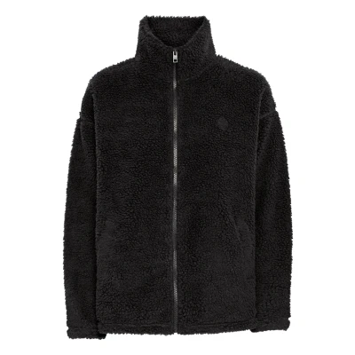Abbildung von Oxmo Tovine Fleecejacke, Damen, Größe: Medium, Black