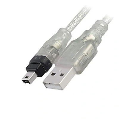 Abbildung von Aukson P95 USB auf Firewire IEEE 1394 4 poliger iLink Adapterkabel 1,5m Verlängerungskabel für Verbindung