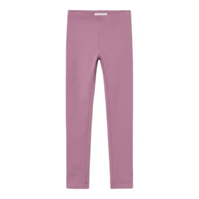 Abbildung von NAME IT Mädchen Nkfdavina Solid SWE Bru Noos Leggings, Mauve Orchid, 116 EU
