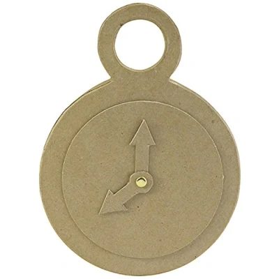 Abbildung von Decopatch Décopatch AC800C Wanduhr Alice in Wunderland (aus Pappmaché, zum Verzieren und Personalisieren, 3 x 15 20,5 cm, ideal für Ihre Hausdeko) 1 Stück kartonbraun