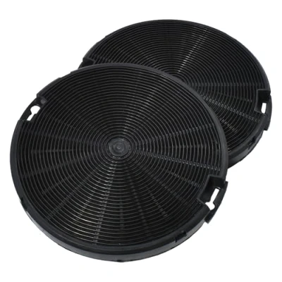 Abbildung von AllSpares Aktivkohlefilter (x2) für Dunstabzugshauben geeignet I.KE.A. Nyttig Fil400, AEG Electrolux EFF75 4055093712, Faber 112.0067.944/112.0254.245 und Franke 112.0067.942/1120067942 (Ø153mm)