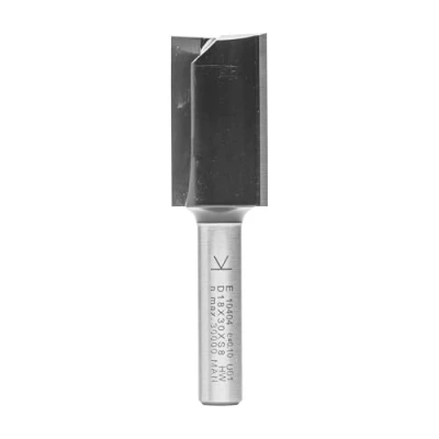 Abbildung von ENT 10404 Nutfräser HW, Schaft (S) 8 mm, Durchmesser (D) 18 NL 30 SL 32 GL 62 mm