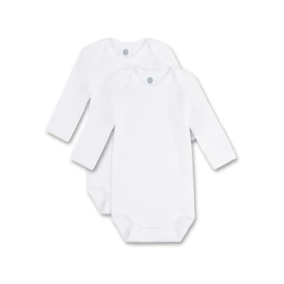 Abbildung von Sanetta Body Langarm (Doppelpack) Hochwertiger und nachhaltiger für Babys aus Bio Baumwolle. Inhalt: 2er Set Baby 050