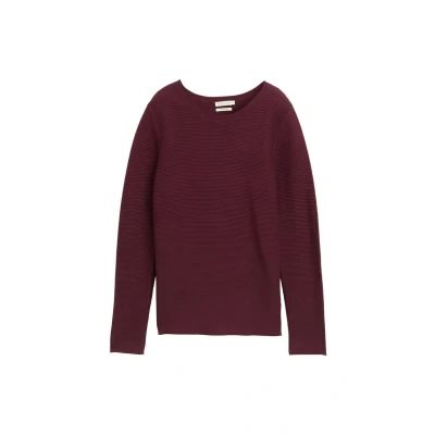 Abbildung von TOM TAILOR Damen 1016350 Pullover, 16427 Bordeaux Red, M