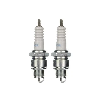 Abbildung von 2x Zündkerze BR8HSA Zündkerzen Set 2 Stück für Roller/Motorrad/Scooter kompatibel WR3BC0 WR4AC W22FR L W24FPR W24FR W24FRL L78C P L5SC RL5SC RL78C