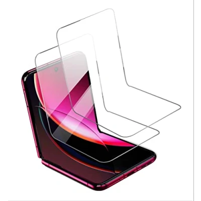 Abbildung von GIOPUEY [2 Stück Schutzfolie Kompatibel mit Motorola Razr 40/40 Ultra, Ultra Dünn Flexibles TPU, Kratzfest, Kompatible Hülle, ölbeständig, Glatt