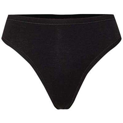 Abbildung von Schiesser Damen String Unterwäsche Personal Fit Slip, schwarz_162923, S