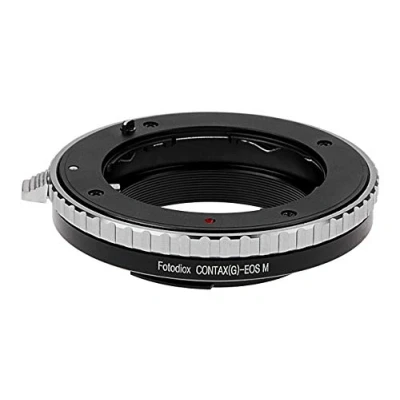 Abbildung von Fotodiox Lens Mount Adapter Compatible with Prime Contax G Lenses on Canon EOS M EF Cameras