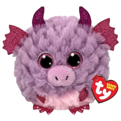 Abbildung von TY Spark Dragon Beanie Balls Squishy Baby Soft Plush Toys Collectible Cuddly Stuffed Teddy