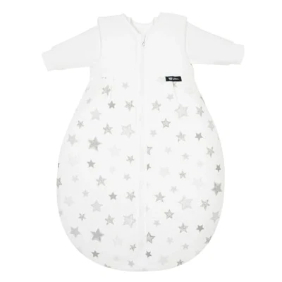 Abbildung von Alvi® Babyschlafsack Alvi + Innensack Kombi Ganzjahresschlafsack, Außensack aus weichem Jersey Thermo Material, viel Strampelfreiheit, waschbar bis 60 C, mit umlaufendem Komfort Reißverschluss