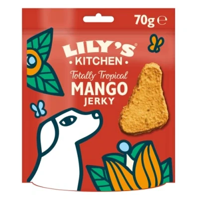 Abbildung von Lily&#039;s Kitchen Mango Kaustreifen für Hunde voller Pflanzenpower (8 x 70g)