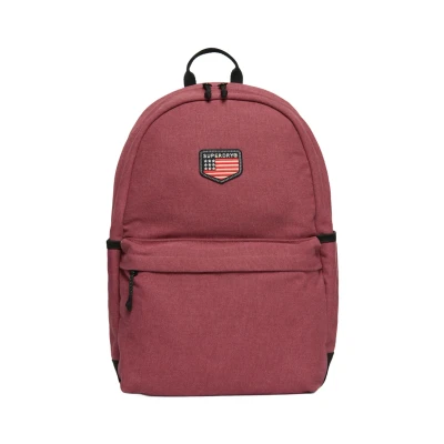 Abbildung von Superdry Damen Workwear Montana Rucksack aus Canvas Bordeauxrot 1SIZE