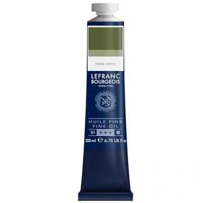 Abbildung von Lefranc Bourgeois 301832 Feine Ölfarbe in hervorragender Qualität,lichtecht mit gleichmäßige Konsistenz, 200ml Tube, ideal für Keilrahmen, Leinwand, Malkarton Saftgrün