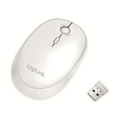 Abbildung von LogiLink ID0205 Funk &amp; Bluetooth Dual Maus, 2,4 GHz, 800/1200/1600 dpi, weiß