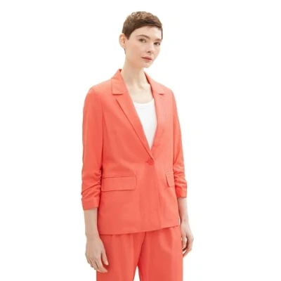 Abbildung von TOM Tailor Denim Blazer, Damen, Größe: XXL, Plain red