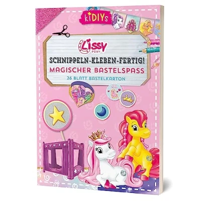 Abbildung von Schnippeln Kleben Fertig! Lissy Pony Magischer Bastelspaß: 26 Blatt Bastelkarton (kiDIYs)